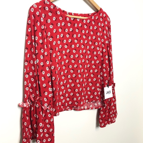 NEW Jack by BB Dakota DRIVE ME DAISY Top - Picture 7 of 9